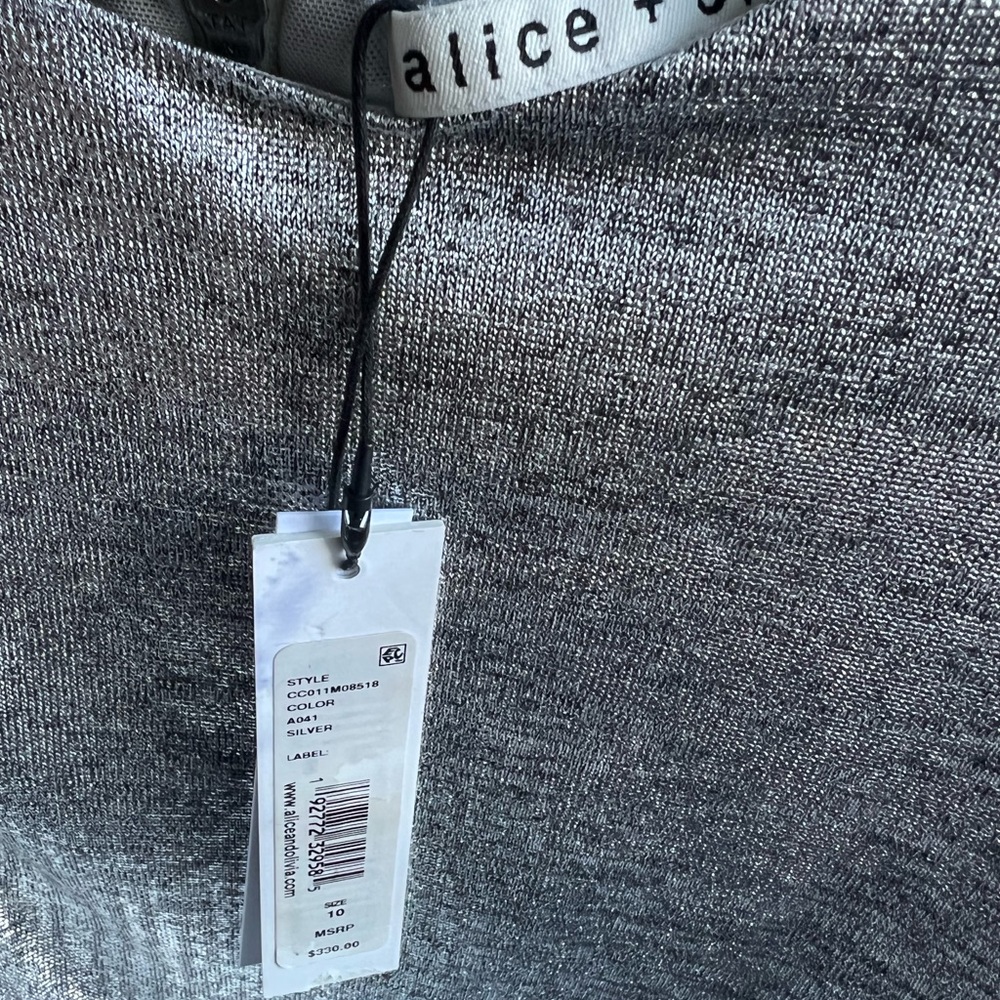 Alice and Olivia Delora Ruched Dress Size 10 - Picture 16 of 16